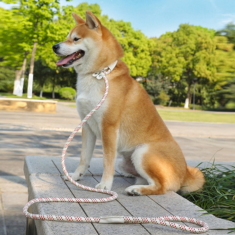 Dog Rope Pet Pulling Rope Puppy Strap Traction Rope Heavy Duty Belt Large Dog Leash Dog Collar Strap Dog Training Pet Harness Hands-Free Leash For Small Dogs Multicolor Pet Supplies